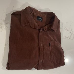 Rip Curl Corduroy Long Sleeve Button Up